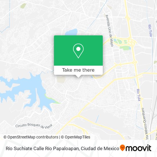 Mapa de Río Suchiate Calle Río Papaloapan