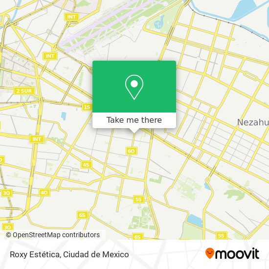 Roxy Estética map