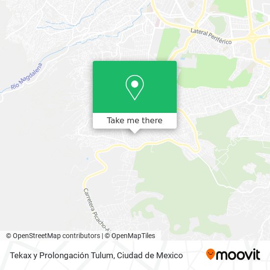 Tekax y Prolongación Tulum map