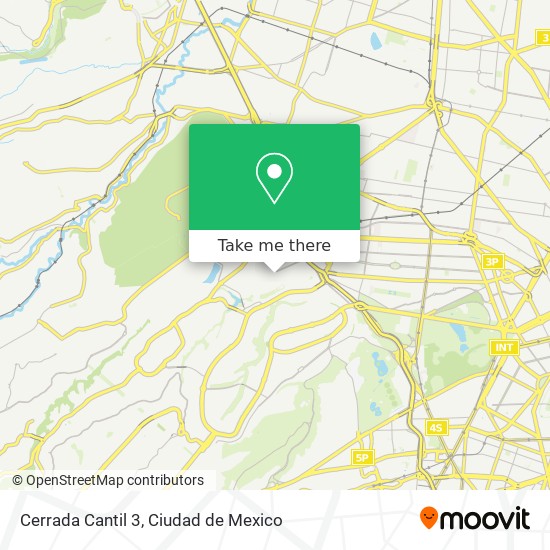 Cerrada Cantil 3 map