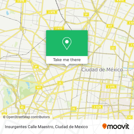 Insurgentes Calle Maestro map