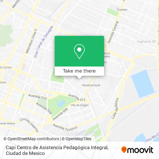 Mapa de Capi Centro de Asistencia Pedagógica Integral