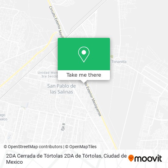 Mapa de 2DA Cerrada de Tórtolas 2DA de Tórtolas