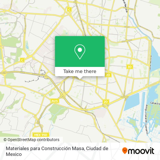 Mapa de Materiales para Construcción Masa