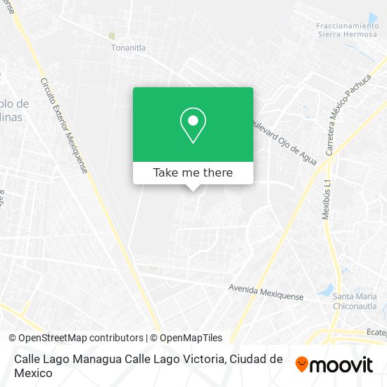 Calle Lago Managua Calle Lago Victoria map