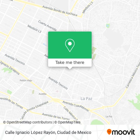 Mapa de Calle Ignacio López Rayón
