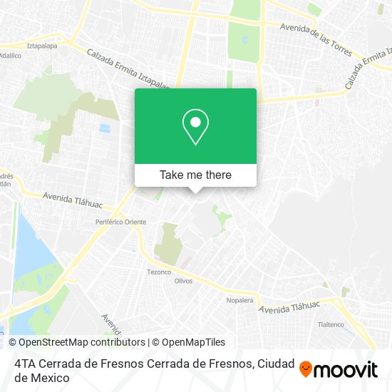 4TA Cerrada de Fresnos Cerrada de Fresnos map