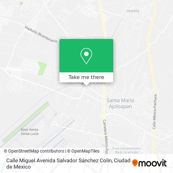 Mapa de Calle Miguel Avenida Salvador Sánchez Colín