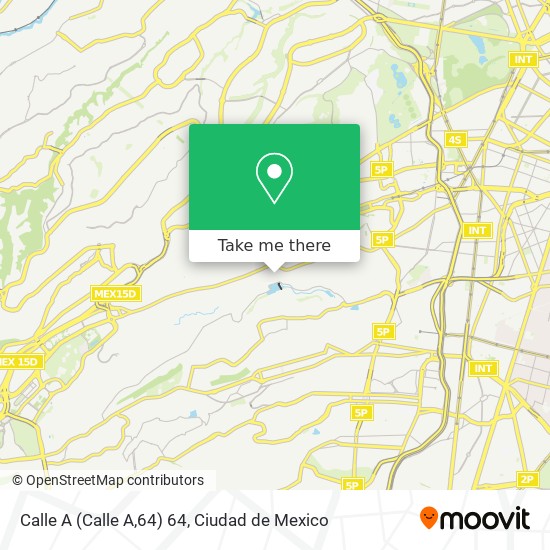 Mapa de Calle A (Calle A,64) 64