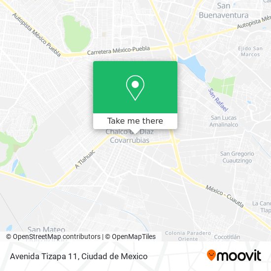 Mapa de Avenida Tizapa 11