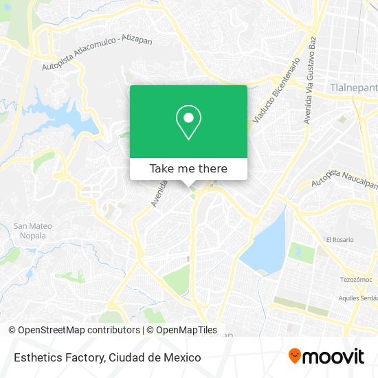 Mapa de Esthetics Factory