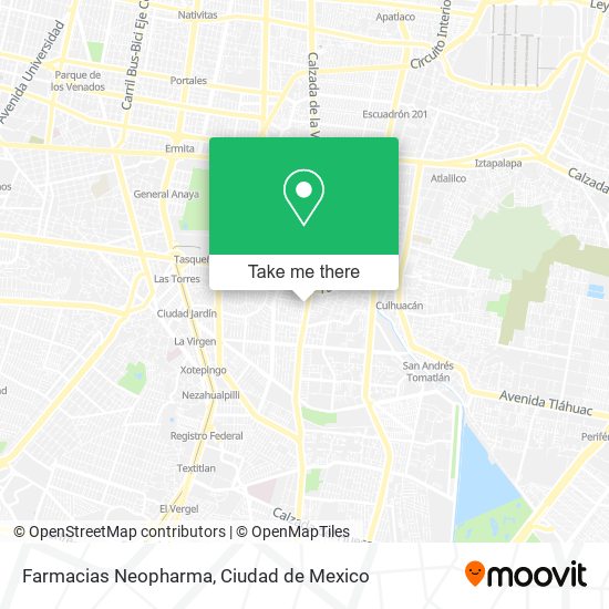 Farmacias Neopharma map