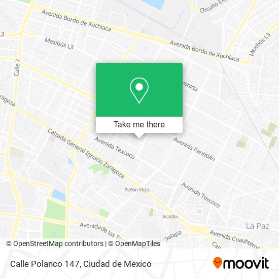 Calle Polanco 147 map