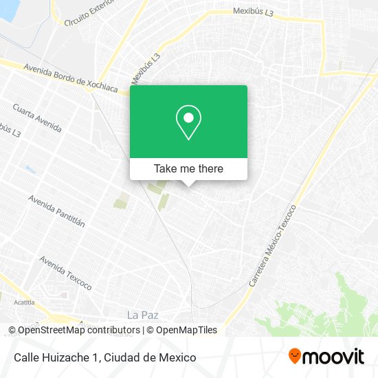 Calle Huizache 1 map