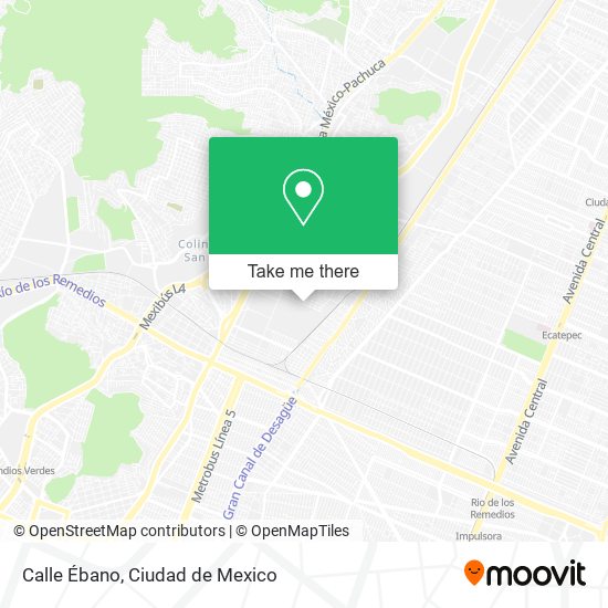 Calle Ébano map