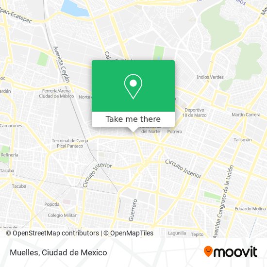 Mapa de Muelles