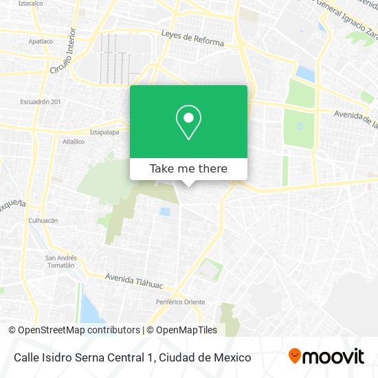 Calle Isidro Serna Central 1 map