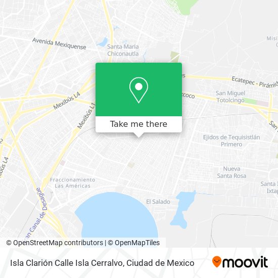 Isla Clarión Calle Isla Cerralvo map