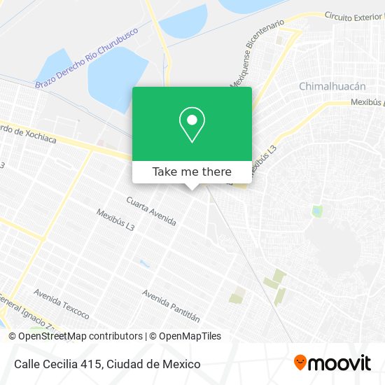Mapa de Calle Cecilia 415