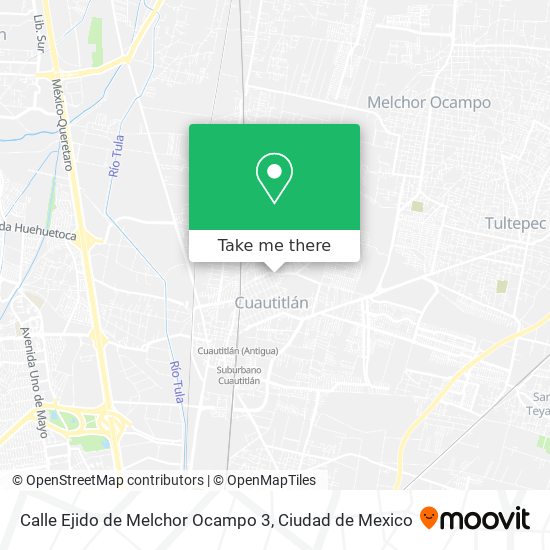 Mapa de Calle Ejido de Melchor Ocampo 3