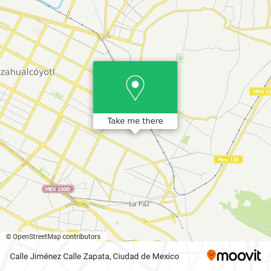 Calle Jiménez Calle Zapata map
