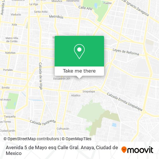 Avenida 5 de Mayo esq Calle Gral. Anaya map