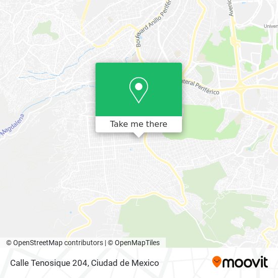 Calle Tenosique 204 map