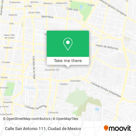 Calle San Antonio 111 map