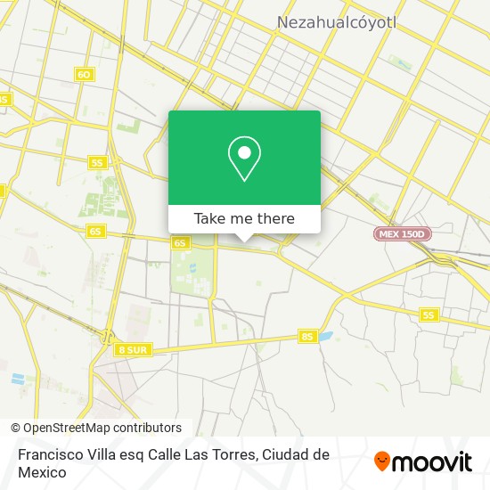 Mapa de Francisco Villa esq Calle Las Torres