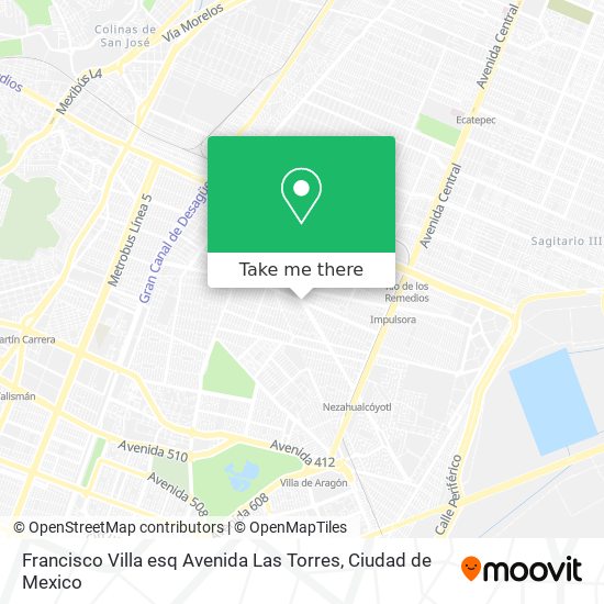 Francisco Villa esq Avenida Las Torres map