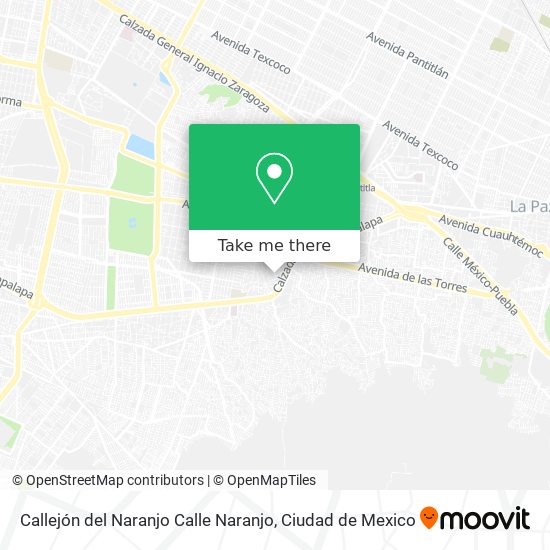 Callejón del Naranjo Calle Naranjo map