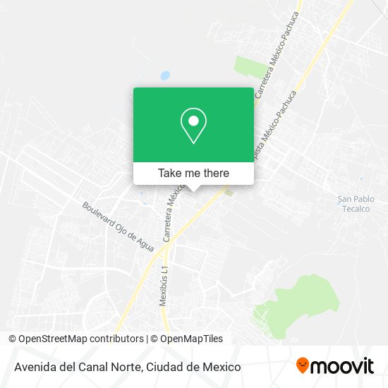 Avenida del Canal Norte map