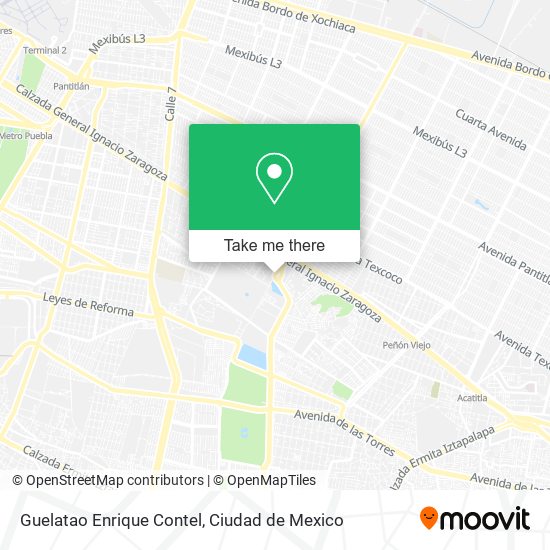 Guelatao Enrique Contel map