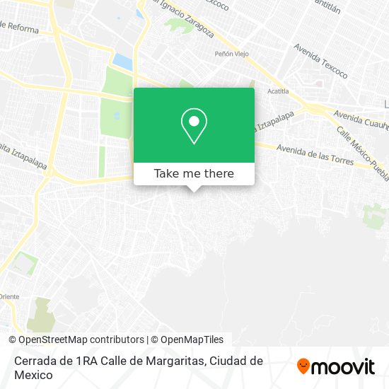 Cerrada de 1RA Calle de Margaritas map