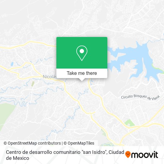 Centro de desarrollo comunitario "san Isidro" map