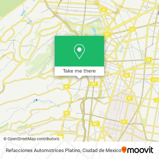 Refacciones Automotrices Platino map