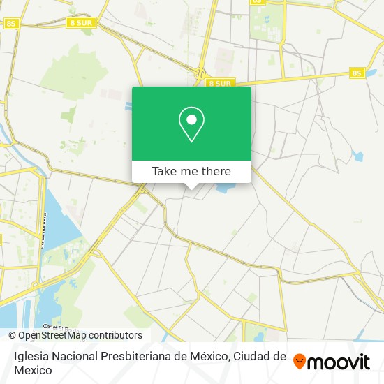 Iglesia Nacional Presbiteriana de México map