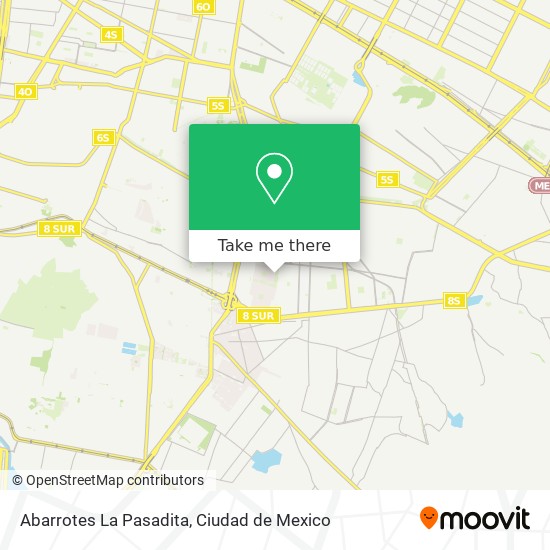 Abarrotes La Pasadita map