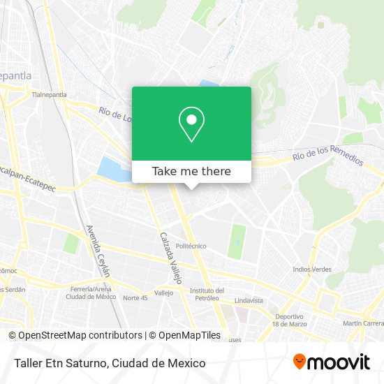 Mapa de Taller Etn Saturno