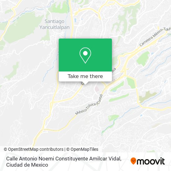 Calle Antonio Noemi Constituyente Amilcar Vidal map