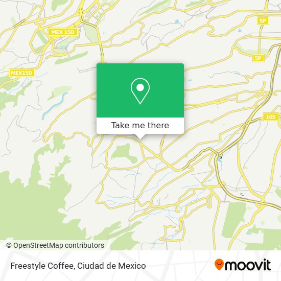 Mapa de Freestyle Coffee