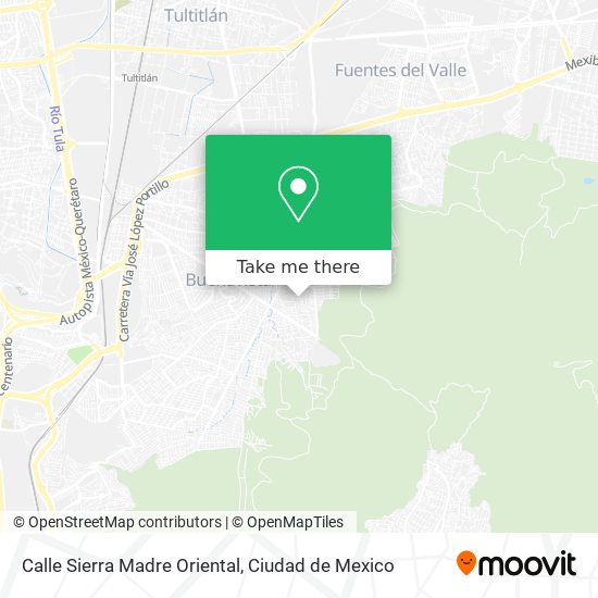 Mapa de Calle Sierra Madre Oriental