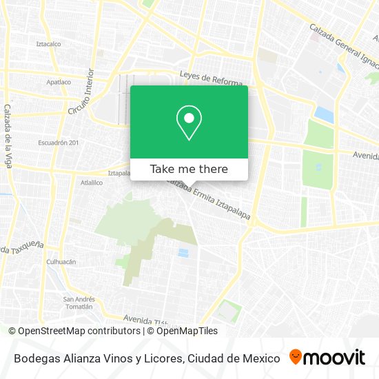 Bodegas Alianza Vinos y Licores map
