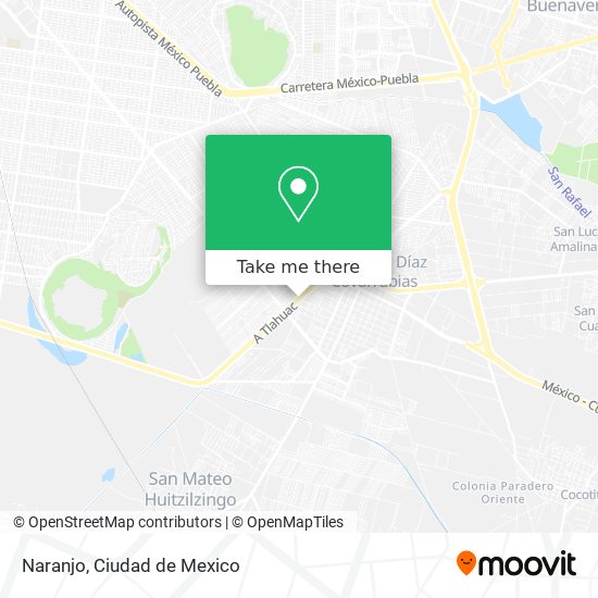 Mapa de Naranjo