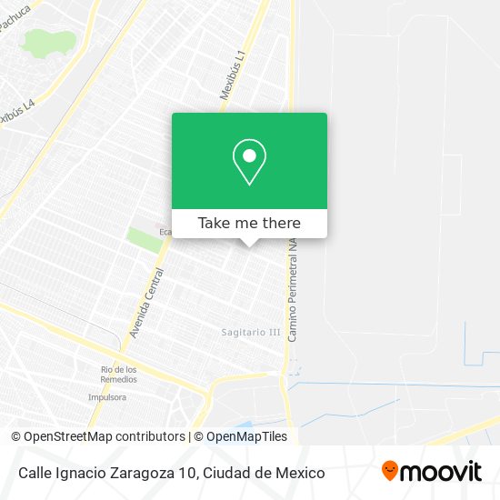 Calle Ignacio Zaragoza 10 map