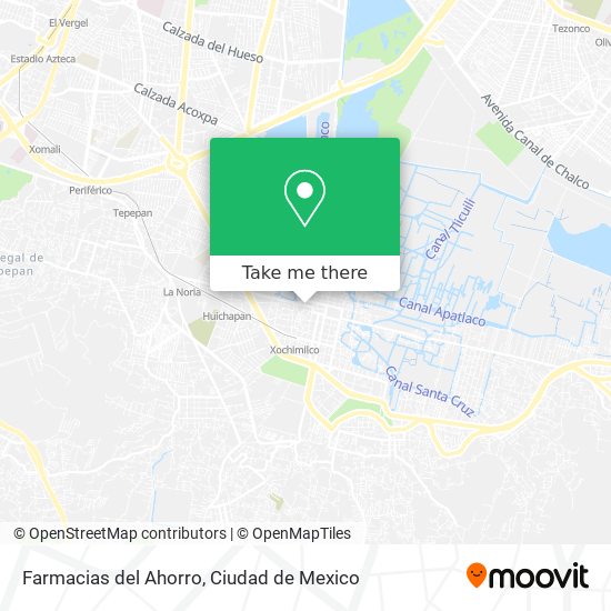 Farmacias del Ahorro map