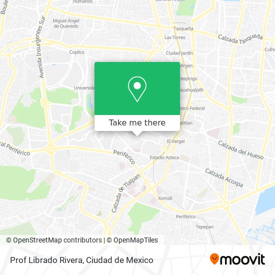 Prof Librado Rivera map
