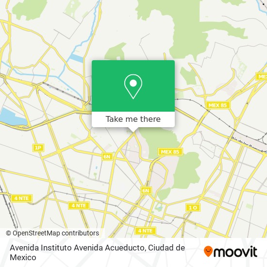 Avenida Instituto Avenida Acueducto map