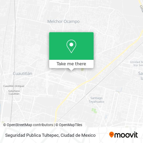 Seguridad Publica Tultepec map