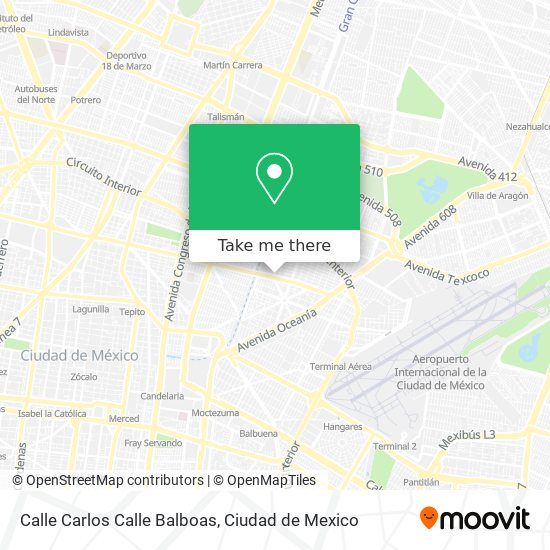 Mapa de Calle Carlos Calle Balboas